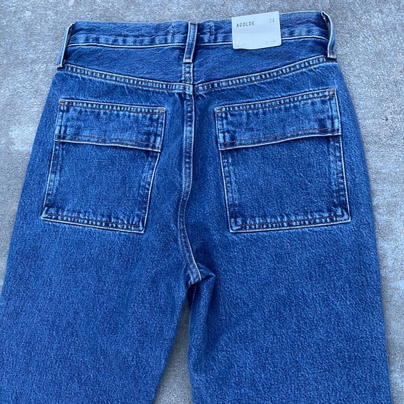 NWT AGOLDE Cooper Cargo Jeans in Regulation - Picture 10 of 10